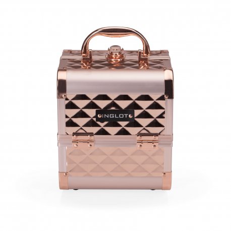 MAKEUP CASE DIAMOND MINI ROSE GOLD (MB152M BIG DIAMOND K107 9)