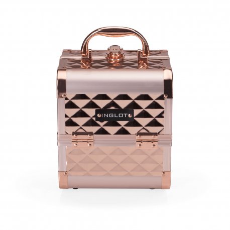 MAKEUP CASE DIAMOND MINI ROSE GOLD (MB152M BIG DIAMOND K107 9)