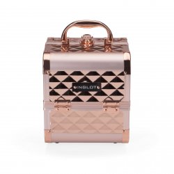 MAKEUP CASE DIAMOND MINI ROSE GOLD (MB152M BIG DIAMOND K107 9)