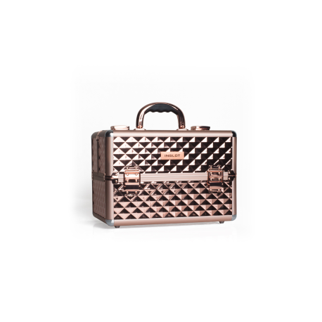 MAKEUP CASE DIAMOND ROSE GOLD MB153A-M (K107 4)